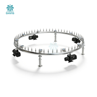 Fuente de Agua de Acero Inoxidable de 2 m con Luces LED RGB para Exteriores, Diseño Moderno, Fuente Musical Profesional, Personalización ODM OEM