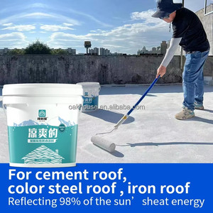 2025 actualización acrílico revestimiento <span class=keywords><strong>de</strong></span> techo fresco luz solar UV reflectante aislamiento térmico pintura impermeabilizante para capa <span class=keywords><strong>de</strong></span> renovación <span class=keywords><strong>de</strong></span> techo - Product Image 2