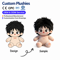 Produsen OEM ODM Boneka Idol K-Pop Lucu Berkualitas Tinggi, Boneka Plush Anak Laki-Laki dengan Syal, Mainan Figur Plush Kustom, Mainan Plush Kustom untuk Musim Dingin