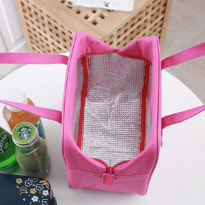 Tas Ibu Kecil Motif Kartun, Tas Tangan Kotak Besar Bahan Oxford, Tas Jinjing, Tas Bekal Makan Siang Dewasa & Anak, Dapat Digunakan Kembali - Product Image 5