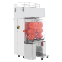 Machine à jus d'orange automatique à haute productivité avec moteur pour les usines de transformation de fruits et les restaurants, production de 20 oranges/minute