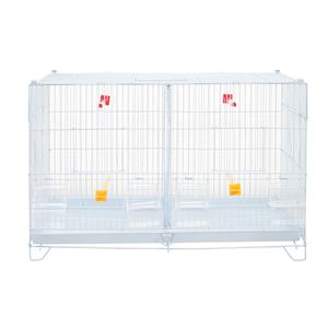 <span class=keywords><strong>Jaula</strong></span> de Hierro Pequeña para Pájaros, Ideal para la Cría de Canarios, con Bandeja y Caja de Plástico - Product Image 1