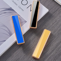 Briquet électronique mince léger classique Allumage rapide Briquet USB briquet électrique