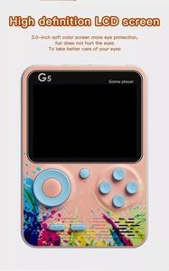 Consola Portátil Retro, Pantalla de 3.0 Pulgadas, G5, 500 Juegos en 1, Batería de 1000 mAh, Dos Jugadores, Soporte para Mandos, Regalo para Niños, Compacta - Product Image 4