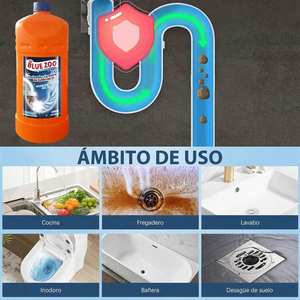 Déboucheur de canalisations Blue Zoo Liquide 1000 ml Déboucheur puissant pour canalisations - Product Image 4