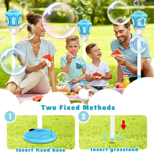Lampe de rue en plastique à hauteur réglable avec télécommande automatique, machine à bulles musicale pour fêtes estivales en extérieur, jouet pour enfants - Product Image 5