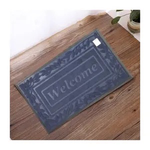 Welkom Logo Antislip Rubber Rug Deurmat Vloermat Bedrukt Alfombra Tapis Teppich Voor Thuiskantoor Ingang Aanpasbare Tapijten