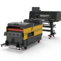 Impresora DTF de Alta Velocidad de 4 Cabezales, Cabezal de Impresión Epson de Pigmento, Máquina de Impresión Directa a Película Industrial de 60 cm, Negocio de Camisetas Personalizadas