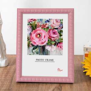 Nhựa Khung ảnh khung hình màu hồng ngọt ngào phong cách Bắc Âu cao cấp ánh sáng sang trọng phong cách & bền khung nhựa - Product Image 4