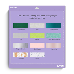 Сменный режущий коврик Nicapa 12x12 для плоттеров по бумаге и винилу, самоклеящийся, самовосстанавливающийся, для рукоделия - Product Image 6