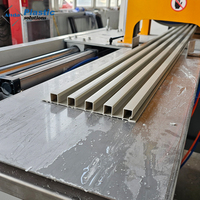 Ligne de production de panneaux de mur en WPC Anda, extrudeuse de lamelles en WPC, machine de fabrication de lamelles en WPC