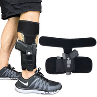 Neopren ayarlanabilir gizli taşıma askeri taktik ayak bileği tabanca kılıfı Mag kılıfı ile