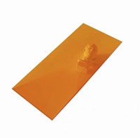 Plaque en acrylique transparente colorée, découpée sur mesure, en PMMA (verre organique solide) pour affichage, décoration, artisanat et bricolage GaoLiangGuang