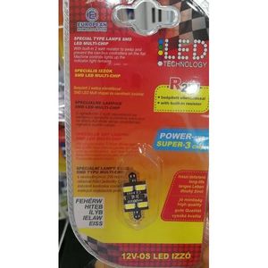 Ampoule LED à double pointe plaquée or 36MM 4SMD 5630 pour l'éclairage intérieur de voiture - Product Image 1