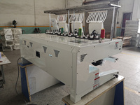 Machine à broder à 3 têtes pour vêtements, 12/15/20 aiguilles, utilisable pour la broderie de chapeaux/plats/t-shirts, multi-têtes, multi-couleurs