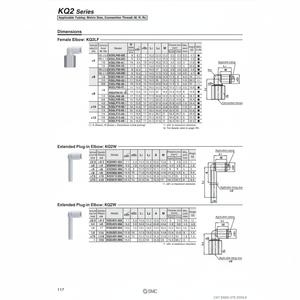ชิ้นส่วนนิวเมติกส์ KQ2LF06-01N นิวเมติก - Product Image 1