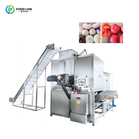 Industriële stoomschilmachine van 3-5 ton per uur, volautomatische aardappel- en wortelverwerkingslijn, continue stoomschiller