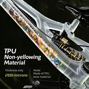 <span class=keywords><strong>Film</strong></span> invisible pour vélo, <span class=keywords><strong>film</strong></span> protecteur anti-rayures pour vélos <span class=keywords><strong>de</strong></span> route et <span class=keywords><strong>de</strong></span> montagne, design changeant <span class=keywords><strong>de</strong></span> couleur sur toute la surface, autocollant <span class=keywords><strong>de</strong></span> vélo en TPU - Product Image 3