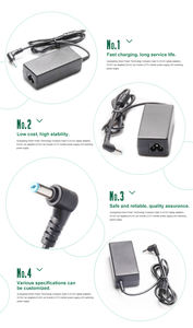 趋势产品接受定制批量出厂价格笔记本电脑旅行适配器19V 3.42A 65w电源充电器 - Product Image 4