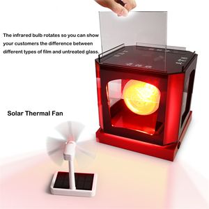 KUNAISI Machine de test d'isolation thermique de film solaire personnalisé Testeur de rotation du verre à quatre côtés de film solaire automatique - Product Image 3