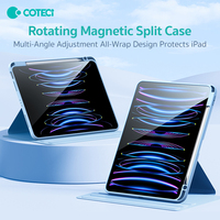 Coteci Rotate 360 Étui pour tablette détachable Housse folio magnétique pour IPad 7 8 9 10e iPad Air 3 4 5 6e génération Air 13 pouces M2