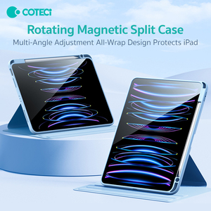Coteci PC <strong>Case</strong> New 360-degree Rotating Magnetic Split PU 12.9 Inches for Ipad 10.<strong>2</strong> Ipad Pro 11 Glass Nothing Phone 2a <strong>Case</strong> - Product Image 5
