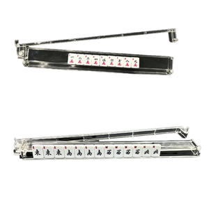 Juego de Empujadores de Mahjong Portátiles de Lujo, Duraderos, de Acrílico PS Transparente, Accesorio para una Organización de Fichas y Puntuación sin Esfuerzo - Product Image 1