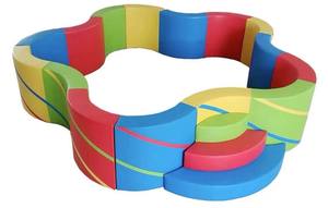 Fosse à balles commerciale en forme de fleur colorée de 8 pieds Soft Play <span class=keywords><strong>Daizy</strong></span> Ball Pool Pit pour la location de fêtes - Product Image 3