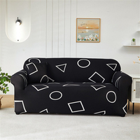 Fabrik Günstige individuell bedruckte Sofa bezüge Protector Couch 1 ~ 4-Sitzer Schon bezug Stretch Spandex Staub dichte Sofa bezug