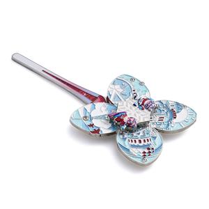 Imán de Refrigerador de Metal con Diseño de Molino de Viento Giratorio de Esmalte Suave, Diseño de Moda Personalizado - Product Image 3