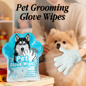 Nouvelles lingettes nettoyantes pour animaux de compagnie, 6 pièces, éliminent efficacement les saletés corporelles, nettoyage et toilettage, non parfumées, non tissées, pour chiens et chats - Product Image 3
