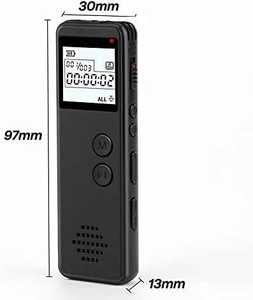 Grabadora Digital HD con Cancelación de Ruido, Activación por Voz, USB 2.0, con un Clic para Grabaciones de Larga Duración para Estudios, Conferencias o Negocios, Audio MP3 - Product Image 2