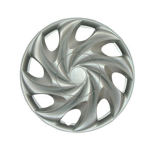 Fabrication d'enjoliveurs d'argent de qualité supérieure 12 " - 16" enjoliveurs de roue enjoliveurs universels, jeu robuste de 4 accessoires d'enjoliveurs de jantes - Product Image 1