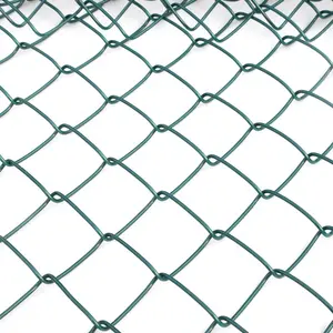 Easily Assembled Low Price Pvc Coated Galvanized Wire Chain Link Fence Stainless Steel Wire Fence