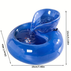 Dispensador de Agua Automático para Mascotas con Circulación, Filtro Reemplazable, Recargable, Gran Capacidad, Portátil, Tazón de Cerámica Higiénico para - Product Image 3