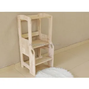 Toddler Kitchen Learning Tower Montessori Furniture Nursery School Step Up Stool Kids Stepping Stool