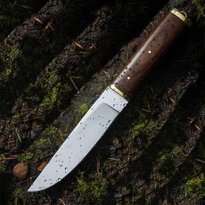 Cuchillo de Camping Vikingo SAZ ENTERPRISES, Acero con Alto Contenido de Carbono, Punta de Clip, Mango de Madera, 9 Pulgadas, No Ajustable, EDC, Regalo - Product Image 2