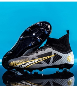 <span class=keywords><strong>Scarpe</strong></span> da Calcio Alte con Tacchetti Lunghi per Adulti, Antiscivolo, da Allenamento, Unisex, in PU, con Intersuola in EVA e Fodera in Cotone, FG <span class=keywords><strong>TF</strong></span> - Product Image 3