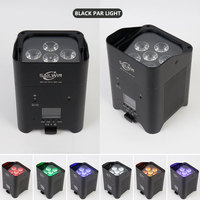 10 projecteurs LED sans fil 6x18W DMX sur batterie, avec Wi-Fi et flight case de chargement 10-en-1 pour mariages, fêtes et DJ