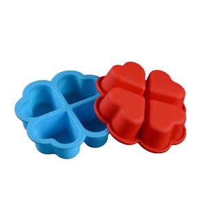 <span class=keywords><strong>Moule</strong></span> à gâteau en silicone, 4 <span class=keywords><strong>Mini</strong></span> cœur à quatre feuilles, en forme de trèfle, pour la vente directe d'usine, vente en gros, - Product Image 2