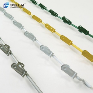 YIWANG - Tiras Metálicas con Clips para Exhibición en Tiendas y Comercios, con 12 Ganchos - Product Image 4