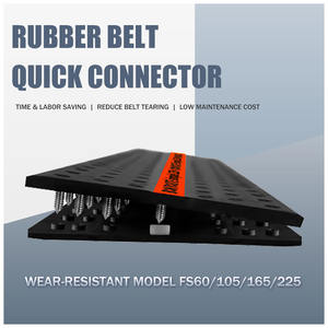 อุตสาหกรรมปูนซีเมนต์ใช้สายพานลำเลียงยางทนความร้อน ตัวเชื่อมต่อแบบประกบเร็ว <span class=keywords><strong>ราคา</strong></span>ถูก - Product Image 6