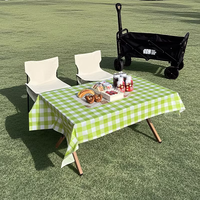 Grande nappe jetable en plastique pour pique-nique, idéale pour les événements de camping en plein air