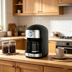 <span class=keywords><strong>Cafetière</strong></span> <span class=keywords><strong>électrique</strong></span> compacte tout-en-un Anbolife <span class=keywords><strong>avec</strong></span> broyeur à lame intégré, réglage de la finesse, <span class=keywords><strong>filtre</strong></span> <span class=keywords><strong>permanent</strong></span>, OEM - Product Image 5