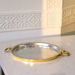 Premium Brass Dosa <b>Tawa</b> with Smooth Cooking Surface Traditional Handmade Brass Cookware for Crispy Dosa Uttapam - Product Image 1