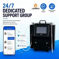Machine de remplissage électrique semi-automatique à double position pour injection précise d'huile et de liquides dans les boîtes de cigarettes en plastique