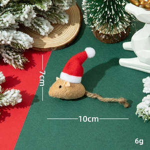 Vendita calda nuovo stile natale giocattoli di ristoro gatto domestico contenenti erba gatta - Product Image 5