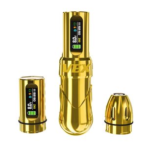 Body Art Electric Digital Rotary Tattoo Machine <span class=keywords><strong>Kit</strong></span> Baterías duales Pluma de tatuaje inalámbrica para agujas de cartucho de tatuaje - Product Image 2