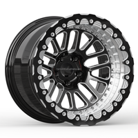 Nouvelles jantes en aluminium forgé Beadlock 18X11 5x112/120/114.3 70mm ET pour voitures de course Drag Racing pour GTR pour F150 SRT Corvette