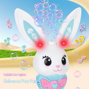 Baguette à bulles électrique en forme de lapin, machine à bulles de savon, jouet amusant pour enfants, fabricant de bulles, jouets à bulles pour enfants - Product Image 3